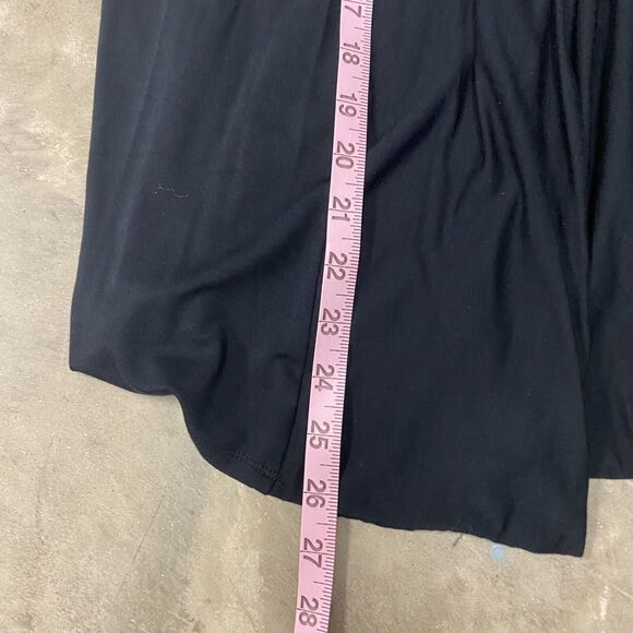 Romeo & Juliet Couture Draped Smocked Cardigan Top Womens Sz S Black - Picture 6 of 13